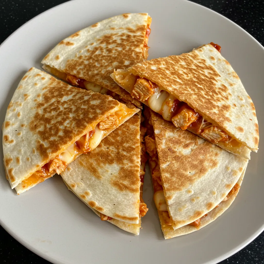 Smoky BBQ Chicken Quesadilla: Tonight's Ultimate Tex-Mex Comfort Masterpiece - tertiary view